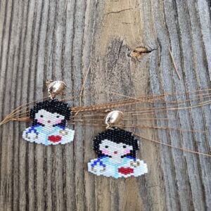 Aretes enfermera corazón