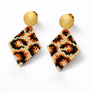 Aretes rombo animal