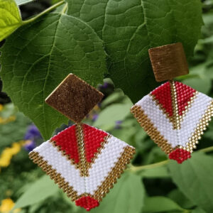 Arete rombo egipcio Técnica peyote