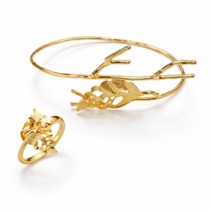 Juego de pulsera y anillo