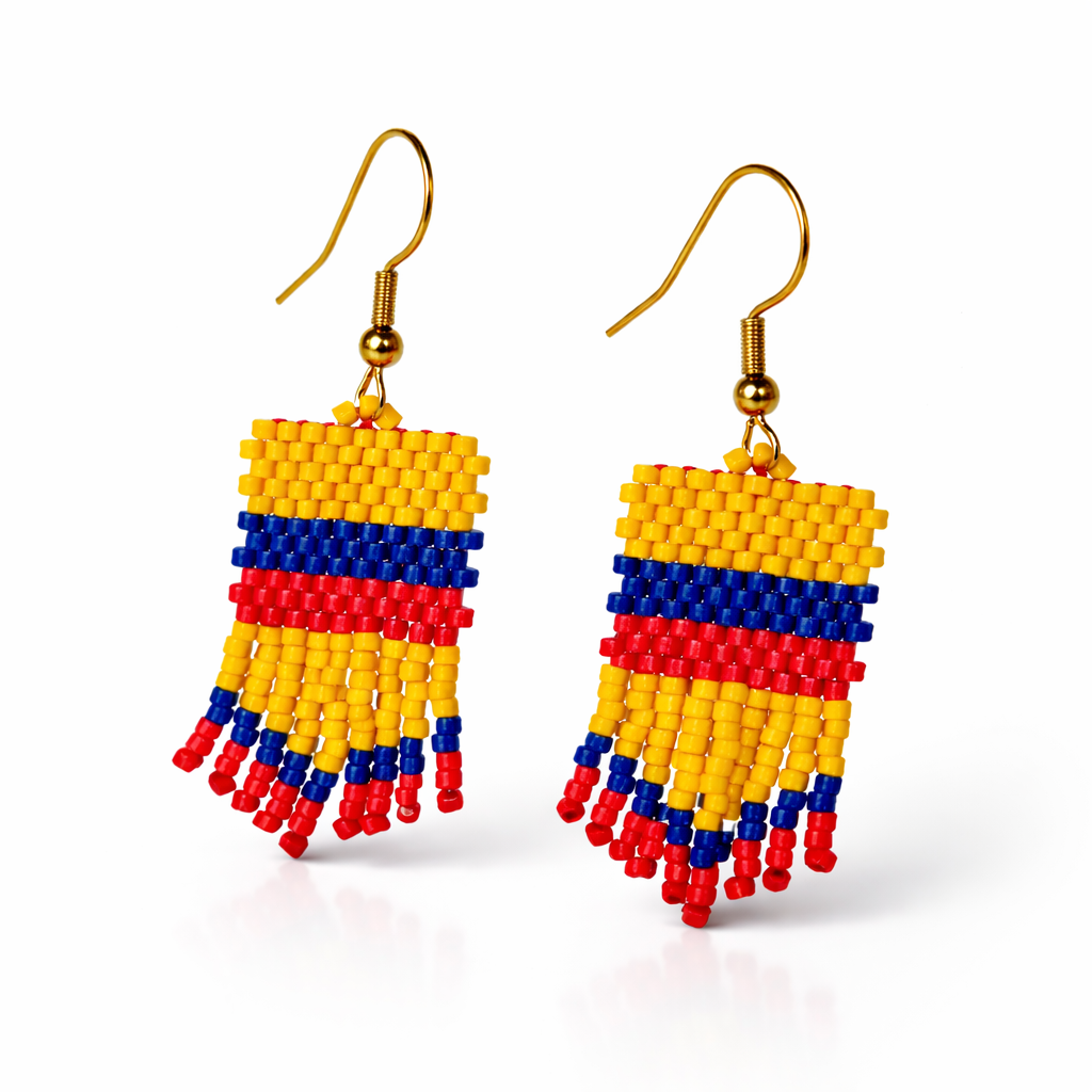Aretes Raíces Tricolor