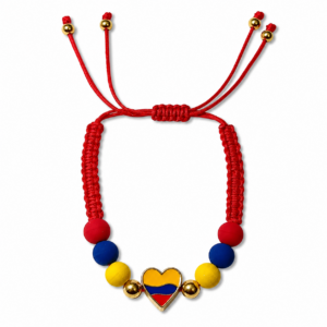 PULSERA CORAZÓN COLOMBIANO