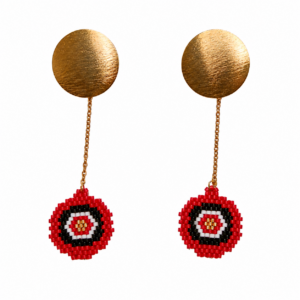 ARETES PASIÓN ESCARLATA